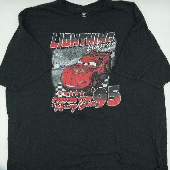 DISNEY PIXAR LIGHTNING MCQUEEN GRAPHIC T-SHIRT - Picture 1 of 4